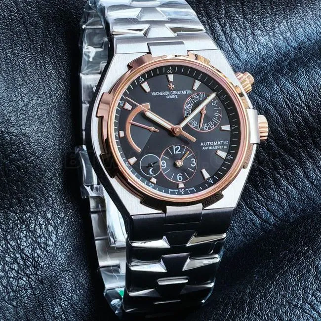 top-tier watch KR factory across the world Vacheron Constantinrose goldblack dial47450front live photo