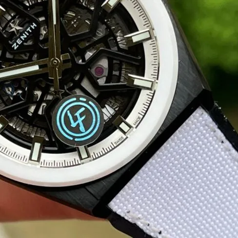 top-tiersuper cloneLF Zenith black dialDEFY series new upgraded version of men's watch detail shots