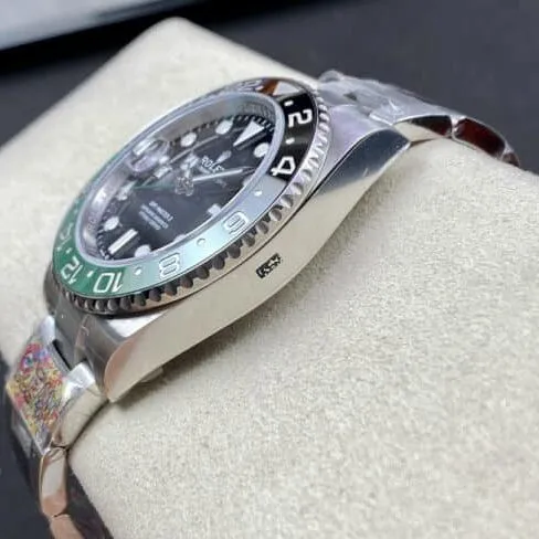 Factory C top-tier replicaRolexGMT-MasterGMT Sprite ring men's mechanical watch front view