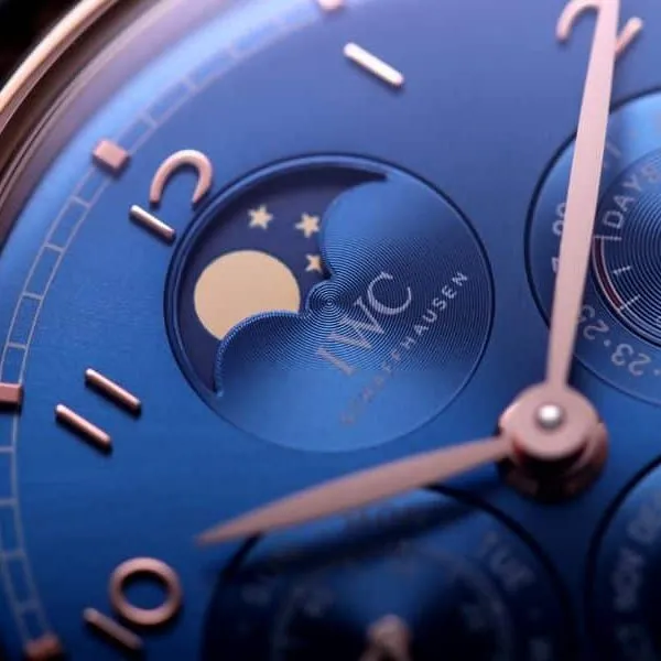 IWC watch Portuguese series true perpetual calendar complex function watch movement picture
