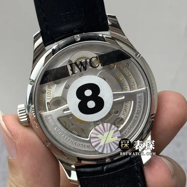 YL factory IWC watch men's Portugal top-tier watch white dialtourbillonleather strap model pictures and prices clasplive photos