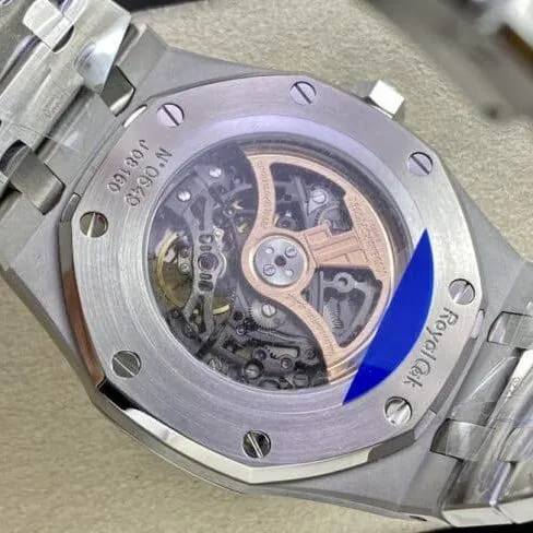top-tier replicaAudemars Piguet Skeleton Royal Oak Offshore 15407ST.OO.1220ST.01 Men's Mechanical Watch Front View