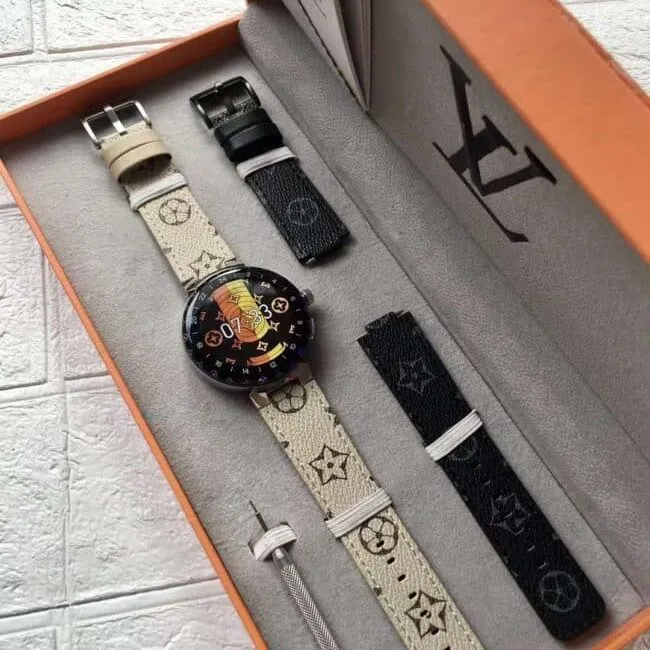 top-tier full set of packaging exclusive new original marquee Lv third generation smart watch front view
