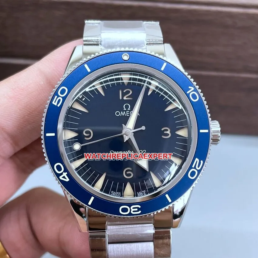 VS factory Omega Seamaster super A 2024 new blue plate 234.30.41.21.03.001 front real picture