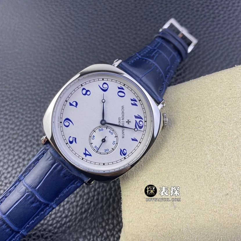 AI factory Vacheron Constantin historical masterpiece watch men's silver white dial crooked neck leather strap model pictures and prices clasplive photos