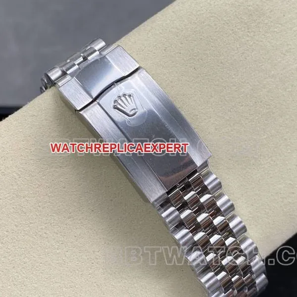 Rolex1:1replica watch ARF Factory log 41mm aperture gray plate 3235 steel bracelet front live photo