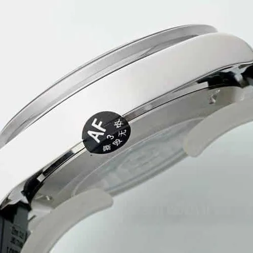 AF Longines Concas 1:1top-tier silver gray dial rubber model L3.835.4.72.6front live photo