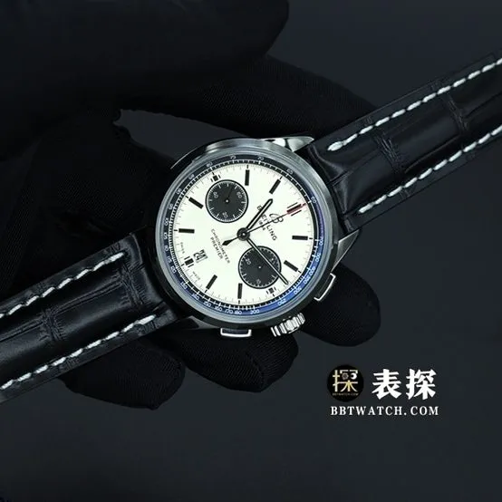 GF FactoryBreitling B01chronograph1:1super watch men's panda watch Daniel Wu's same leather strap model pictures and prices side live photo