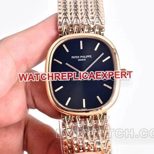 1:1replica watchPatek PhilippeGOLDEN ELLIPSEsilver dialrose gold5738front live photo