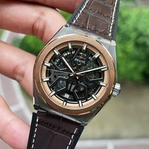 top-tier replicaLF Zenith DEFY series black dial new upgraded version men's watch bracelet picture