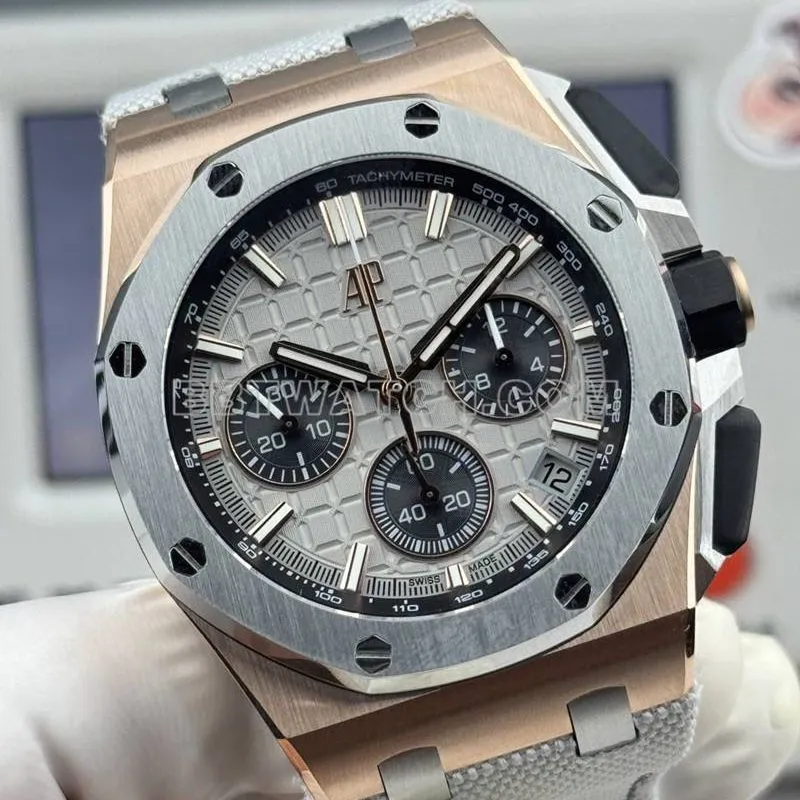 Audemars Piguettop-tier watch LS factory Royal Oak offshore type 43MM gray plate rubber model 26420clasplive photos