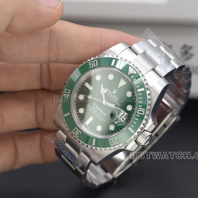 C Factory Green Ghost Rolex Top collectible watches 40mm116610LV-0002