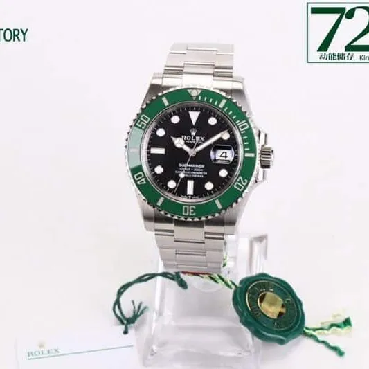 VS Factory2020 new Rolexreplica watch Starbucks Submariner41 diameter 72 hours power front view