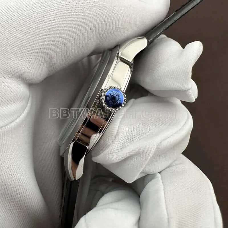 AF FactoryLongines Concas 1:1super cloneblack dialleather strap model L1.649.4.52.2front live photo