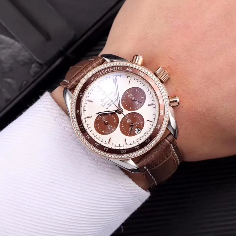 Omega Speedmaster Speedmaster 38 Co-Axial Chronograph 38mm White Men Automatic
