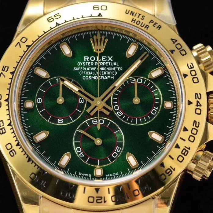 Rolex Green Goldie Top with Finest Factory