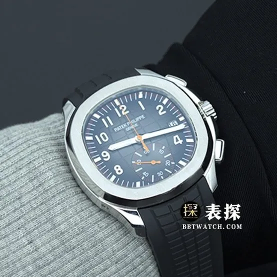 YL Factory Patek Philippe Super A Watch Men's Black Dial Rubber Strap Real Shot Photos and Price