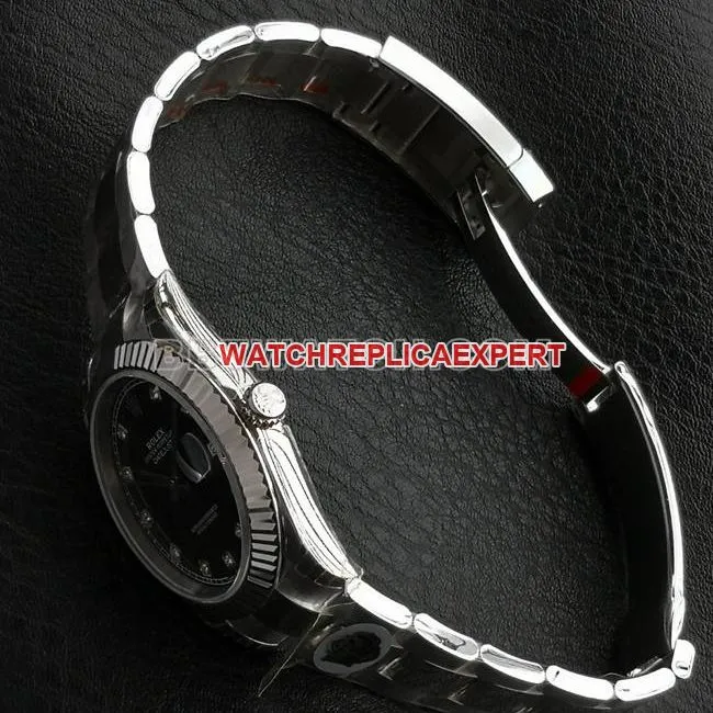 Top watch WKD Factory Datejust Rolex 41mm black dial 126331 front real shot photo