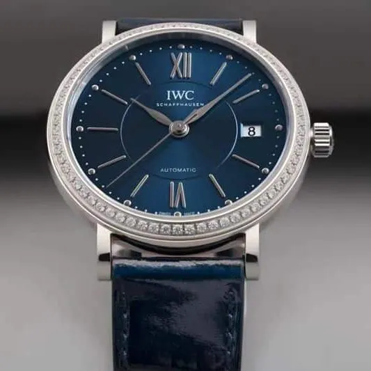 IWCreplica watch women's Portofino extremely elegant ladies' watch front view