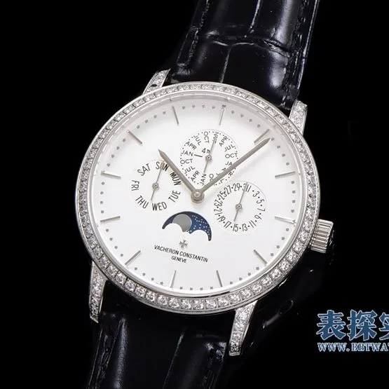 top-tiersuper cloneVacheron Constantin Heritage Series White Steel Perpetual Calendar Men's Mechanical Watch Where to Buy