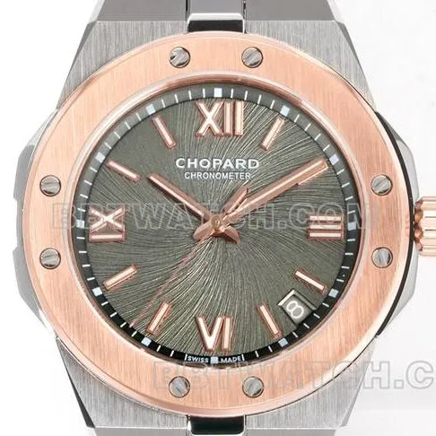 collectible watch GH factory Chopard snow mountain proud wing gray plate 41mm gold steel braceletfront live photo