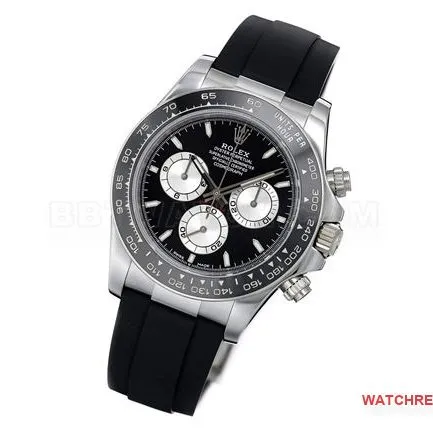 ZF Factory Rolex Daytona Black Dial 4131 Mechanical Watch Clasp Real Shot Images