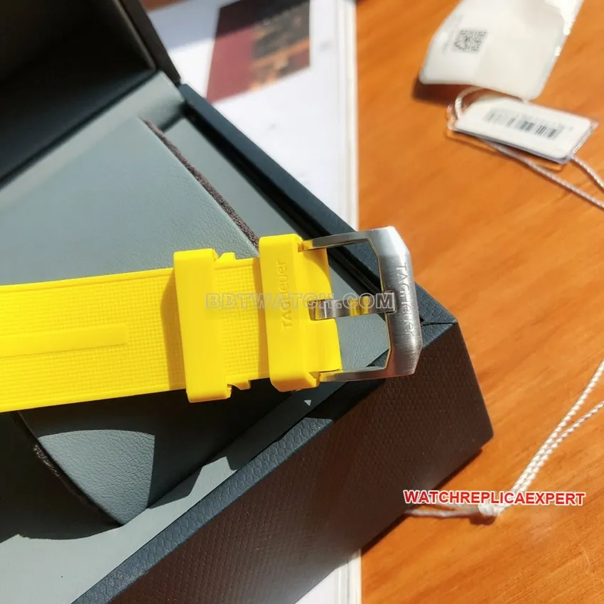 TAG Heuer F1top-tier 1:1super yellow plate chronographCAZ101AM.FT8054front live photo