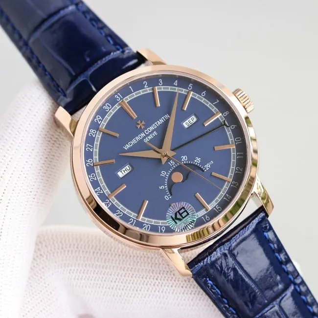 top-tier replicaVacheron Constantin limited collection series rose gold steel case side view