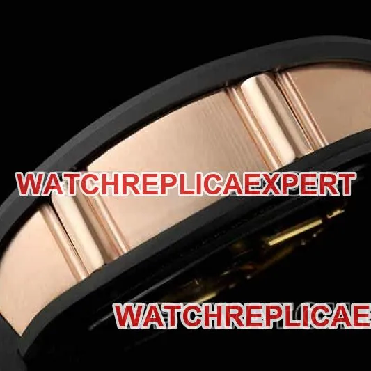 Richard Mille men's smiley tourbillon black shell black rubber RM 88front live photo