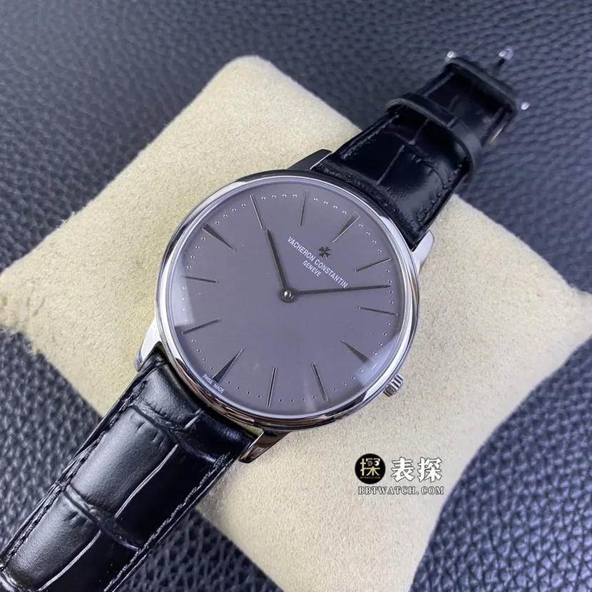 MKS Factory Vacheron Constantin Heritage 81180 Top collectible watches Men's Dark Gray Plate strap models Pictures and Prices Front Actual Photos