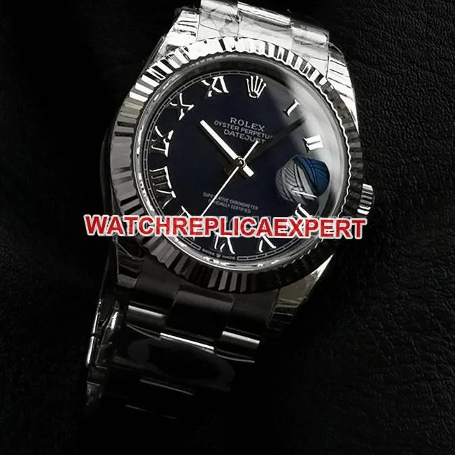 Watch WKD Factory Datejust Rolex 41mm Blue Dial 126331 Front