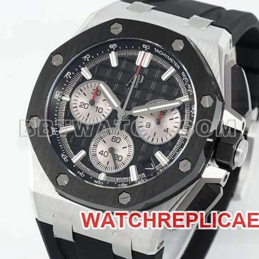 APS factory Audemars PiguetRoyal Oak offshore type 1:1top-tier replicablack dial26420side live photo