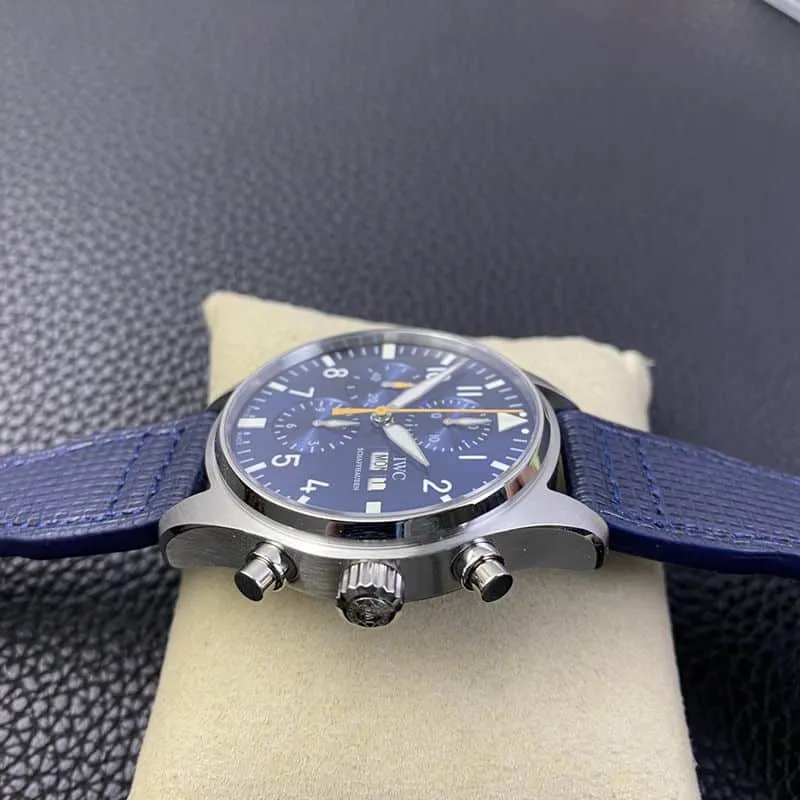 IWCIWC high-quality watch pilot series IW377729 watch Captain Blue Special Edition men's mechanical watch front view