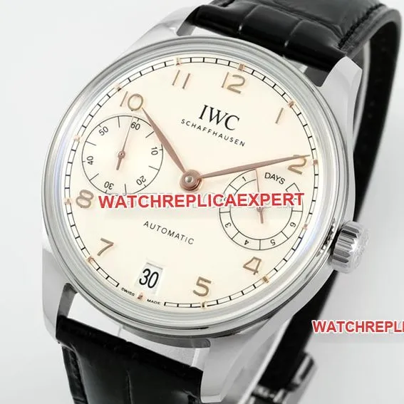 APSIWC watch Portugal top-tier 1:1high-quality replica2024 new silver white dialIW501701front live photo