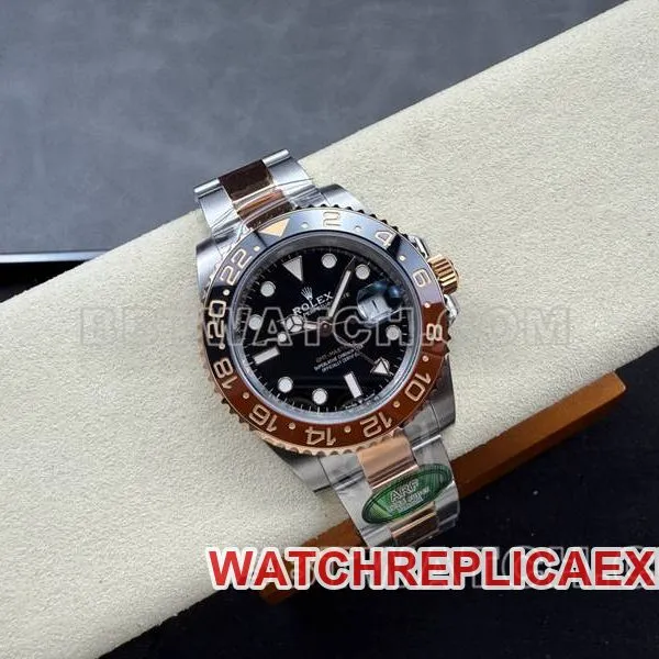 Rolex Watch ARF FactoryGMT-MasterGMT Sarsaparilla Circle 3285movementfront live photo