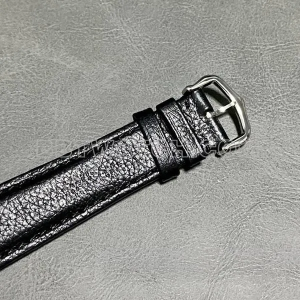 Cartier1:1replica watch DR factory tank white square dialeather strap model front live photo