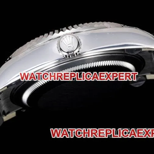 collectible watch Navigator AR+ factory Rolexwhite dial mechanical steel braceletfront live photo