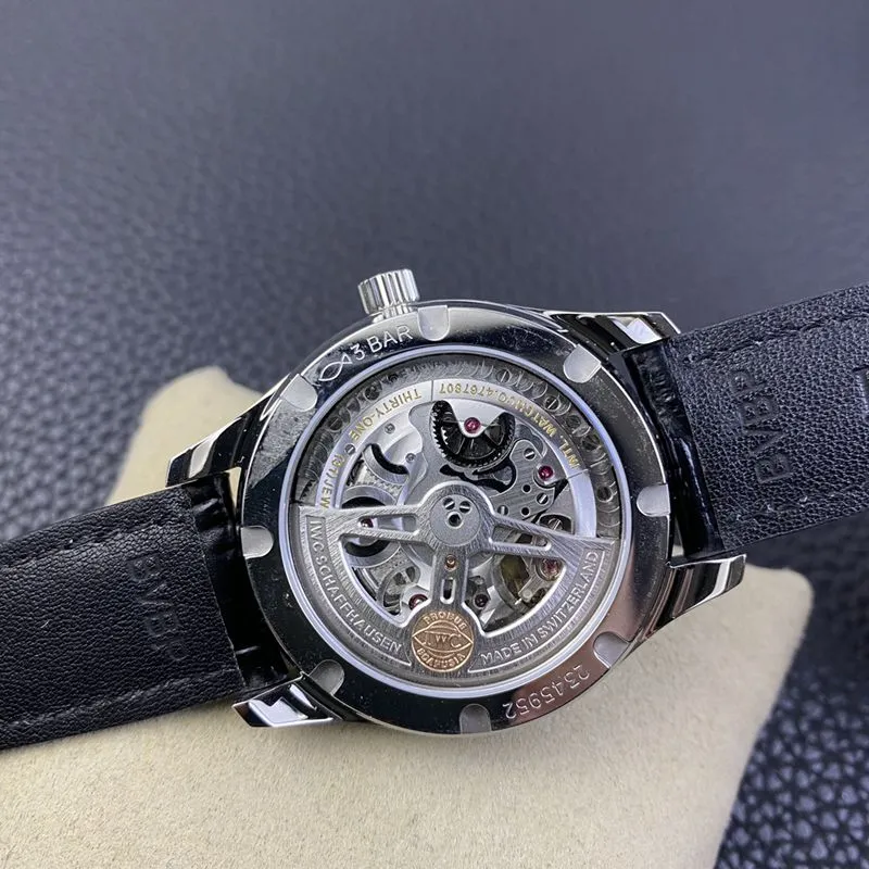 YL factory IWC high-quality watch Portuguese automatic small three-hand men's mechanical watch clasp picture