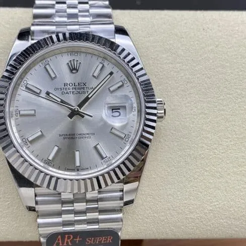 Big factory high-quality AR Return of the King Rolex Oyster Perpetual Datejust 41 series men's watch front view