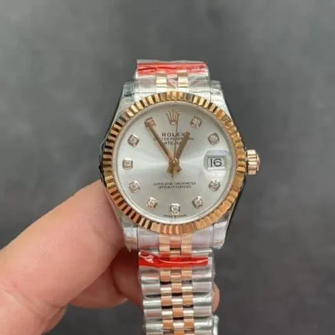 Rolexreplica watch Datejust 31mm gold women's watch front view