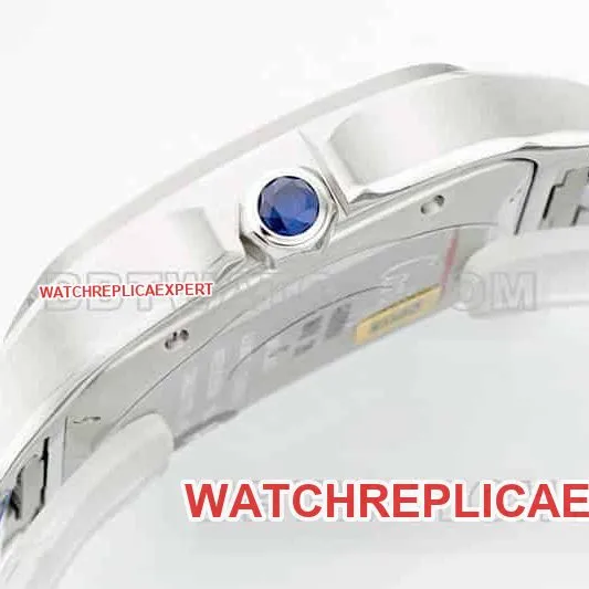AF FactoryCartier Santos 1:1top-tier gray plate WSSA0037front live photo