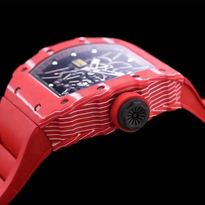 top-tier watch Franck Muller men's black dial watch front view
