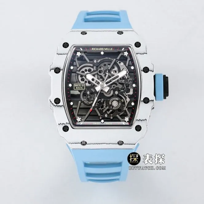 Richard Mille ceiling watch,bbr RM 35-01replica watch,front live photo