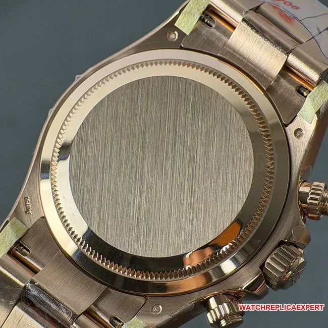1:1replica watch RolexCBD factory Daytonarose gold case rose gold plate 4130front live photo
