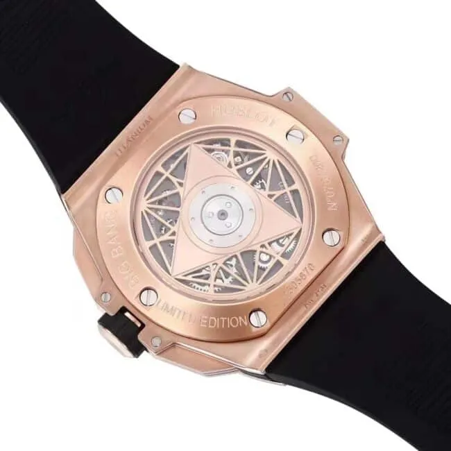 top-tiersuper cloneBBF white steel extreme HUBLOTHublot watch new II tattoo second generation watch front view