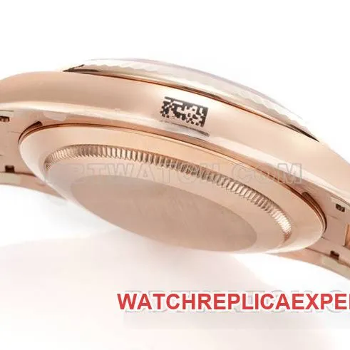 collectible watch Day-DatePPM factory Rolex mechanical pink dial rose goldfront live photo