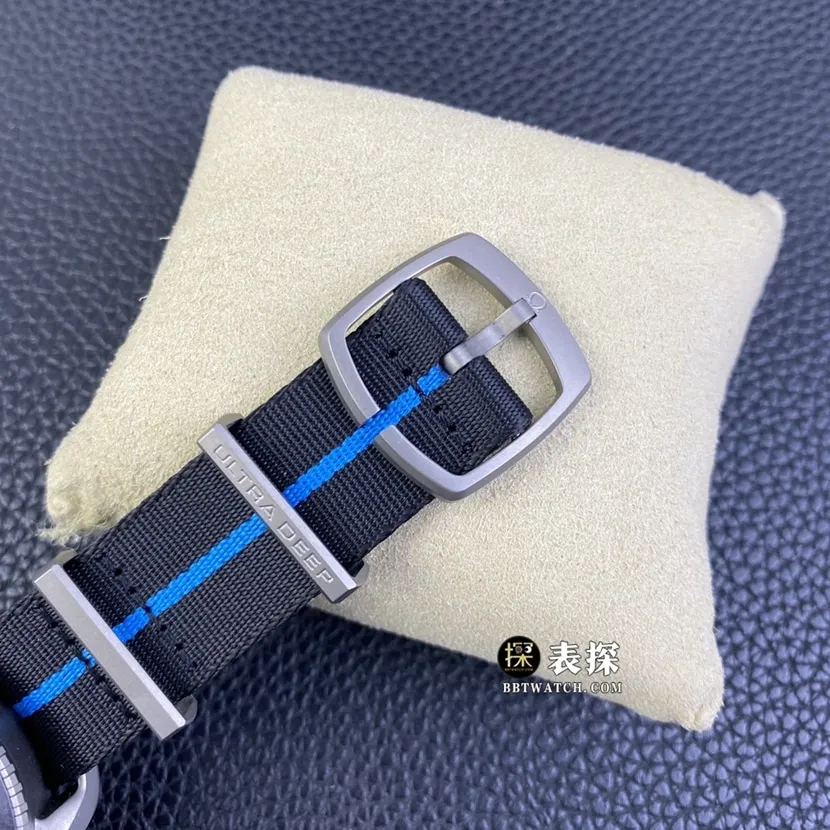 SBF factory OmegaSeamaster1:1super watch men's black dialleather strap model pictures and prices front live photo
