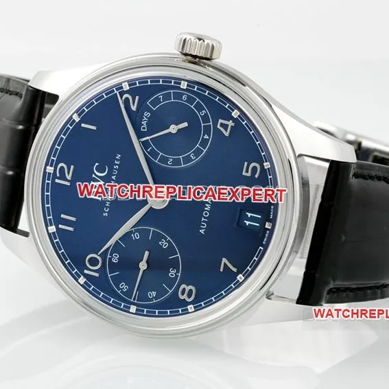APSIWC watch Portugal 1:1super clone2024 new blue dialIW501704front live photo