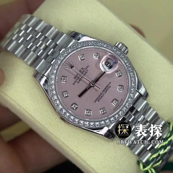 GS factory RolexDatejust1:1super watch pink dial steel bracelet model pictures and prices clasplive photos
