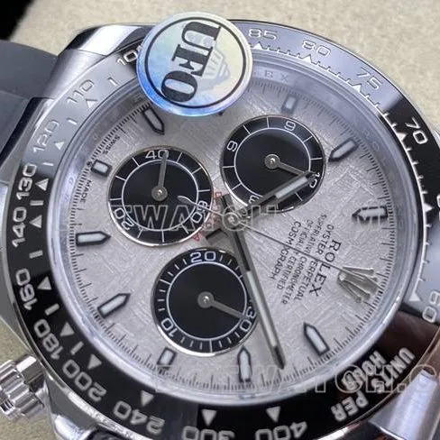 top-tier watch UFO factory DaytonaRolex meteorite disc 4131 mechanical front live photo